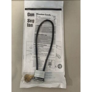 Master Lock 107 Cable Gun Lock Firearm Safety Padlock Brand New with Keys Manual